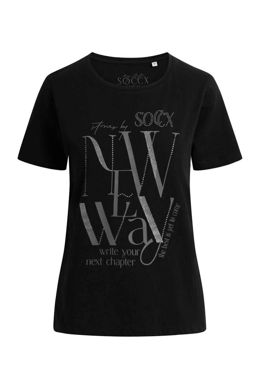 T-shirt z okrągłym dekoltem i grafiką