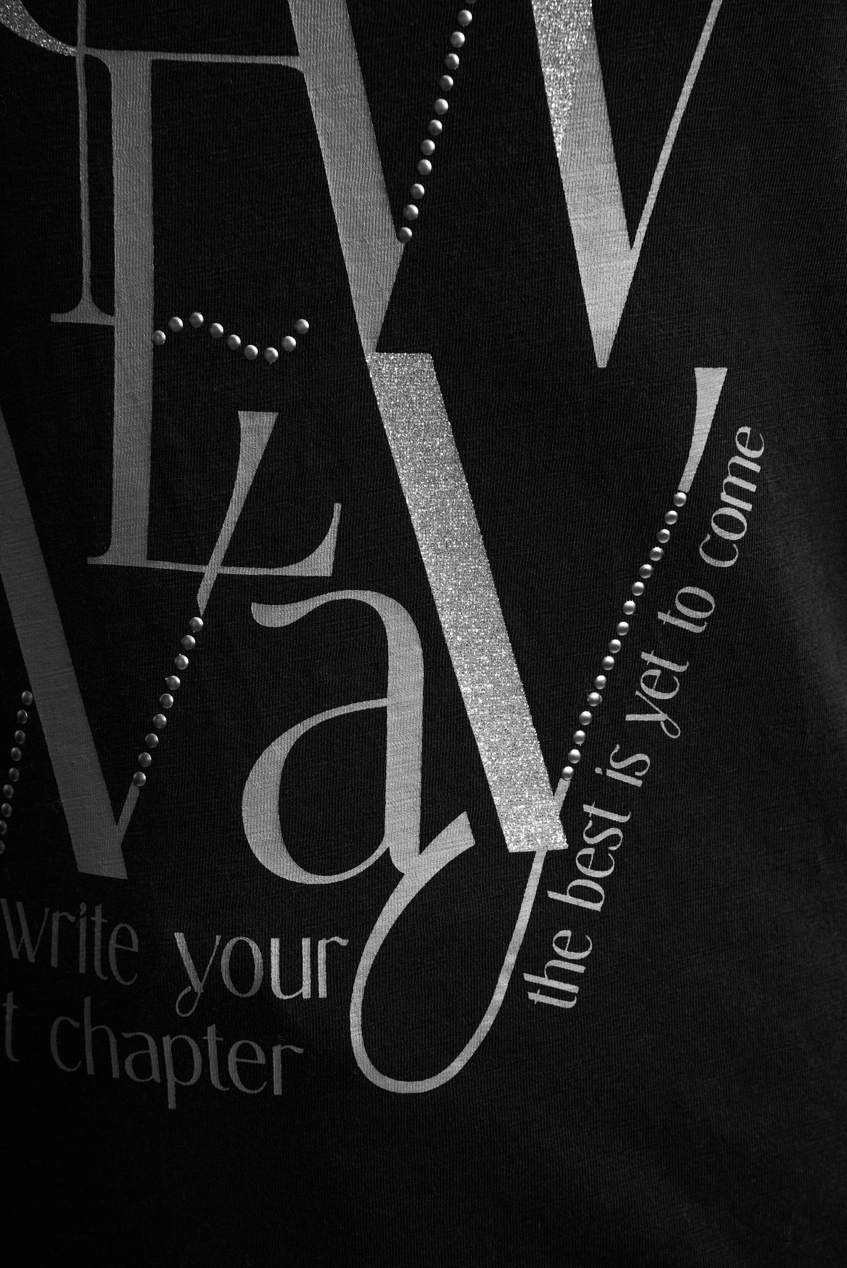 T-shirt z okrągłym dekoltem i grafiką