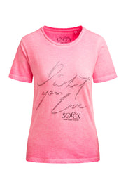 T-shirt z okrągłym dekoltem i grafiką