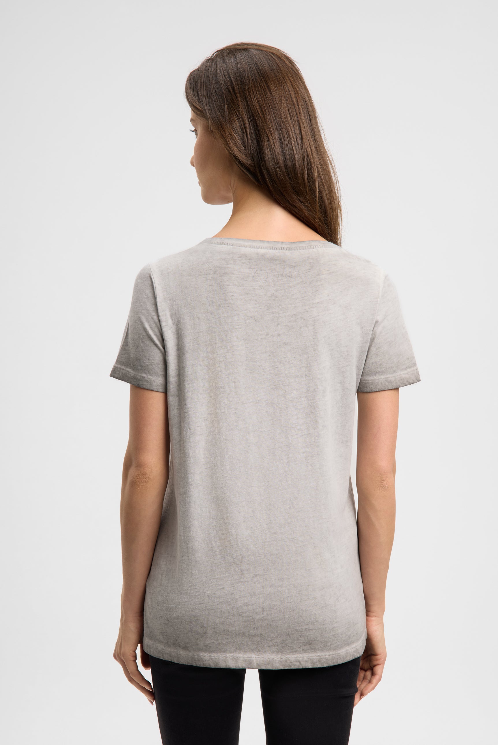 Koszulka z dekoltem łódkowym i grafiką - 5