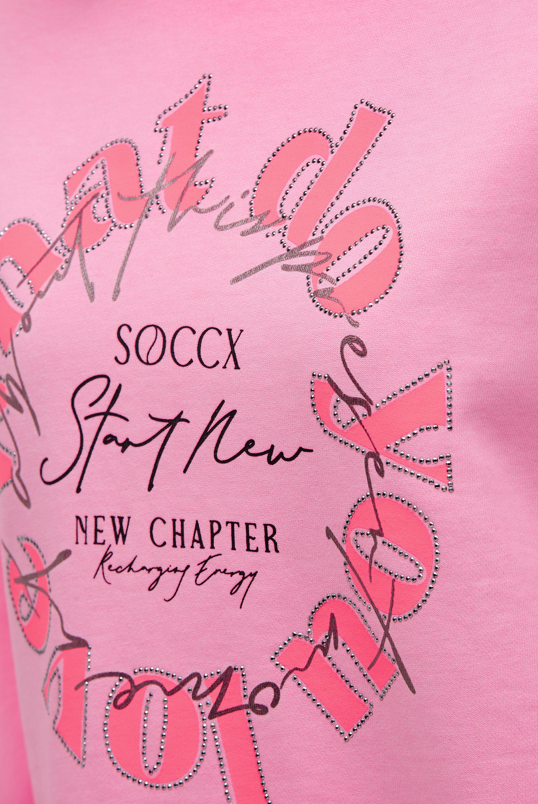 Bluza Oil Dyed z krótkim rękawem i nadrukiem z przodu - 6