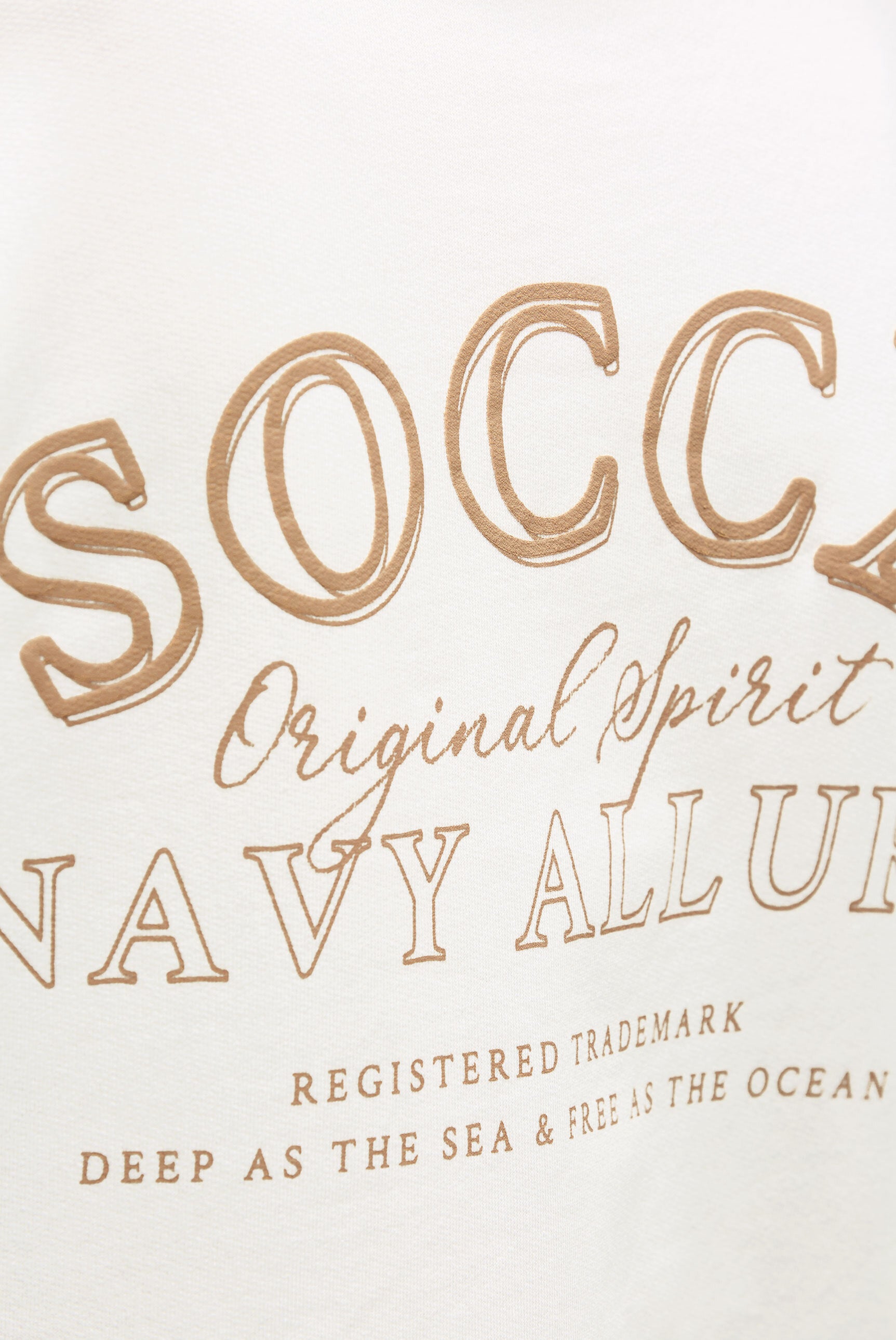 Bluza z wysokim kołnierzem i nadrukiem na plecach - 6