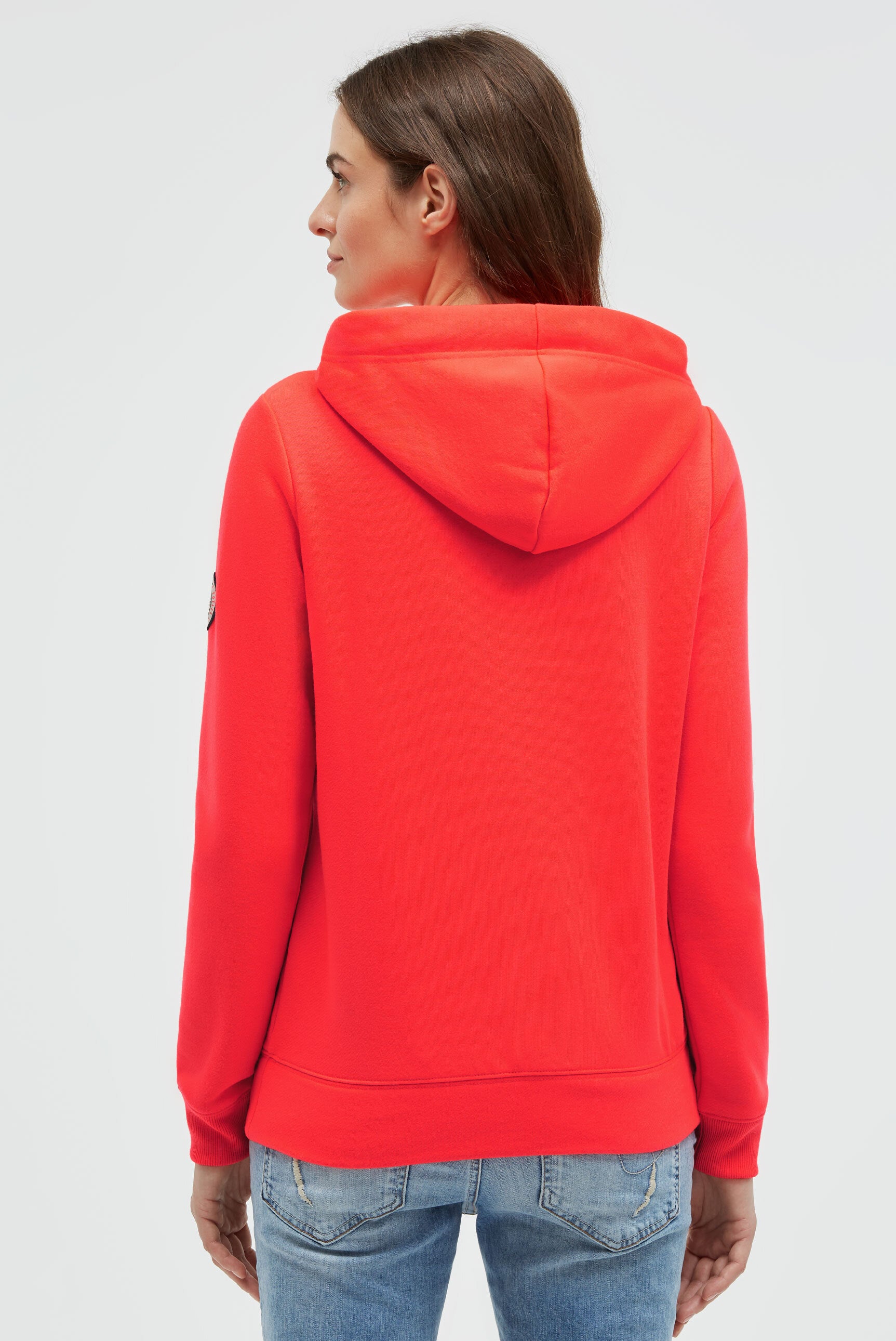 Hoodie mit Rubber Artworks red neon - 5