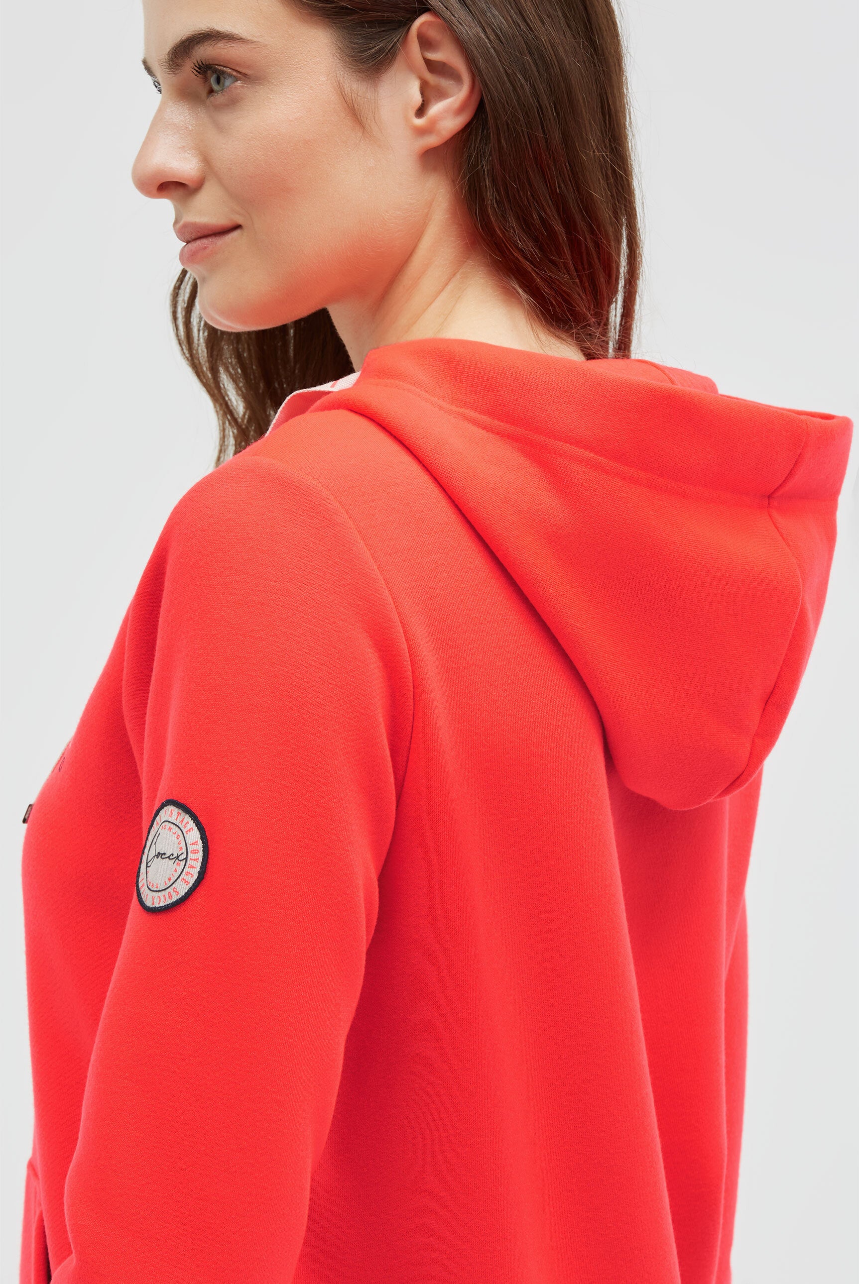 Hoodie mit Rubber Artworks red neon - 6