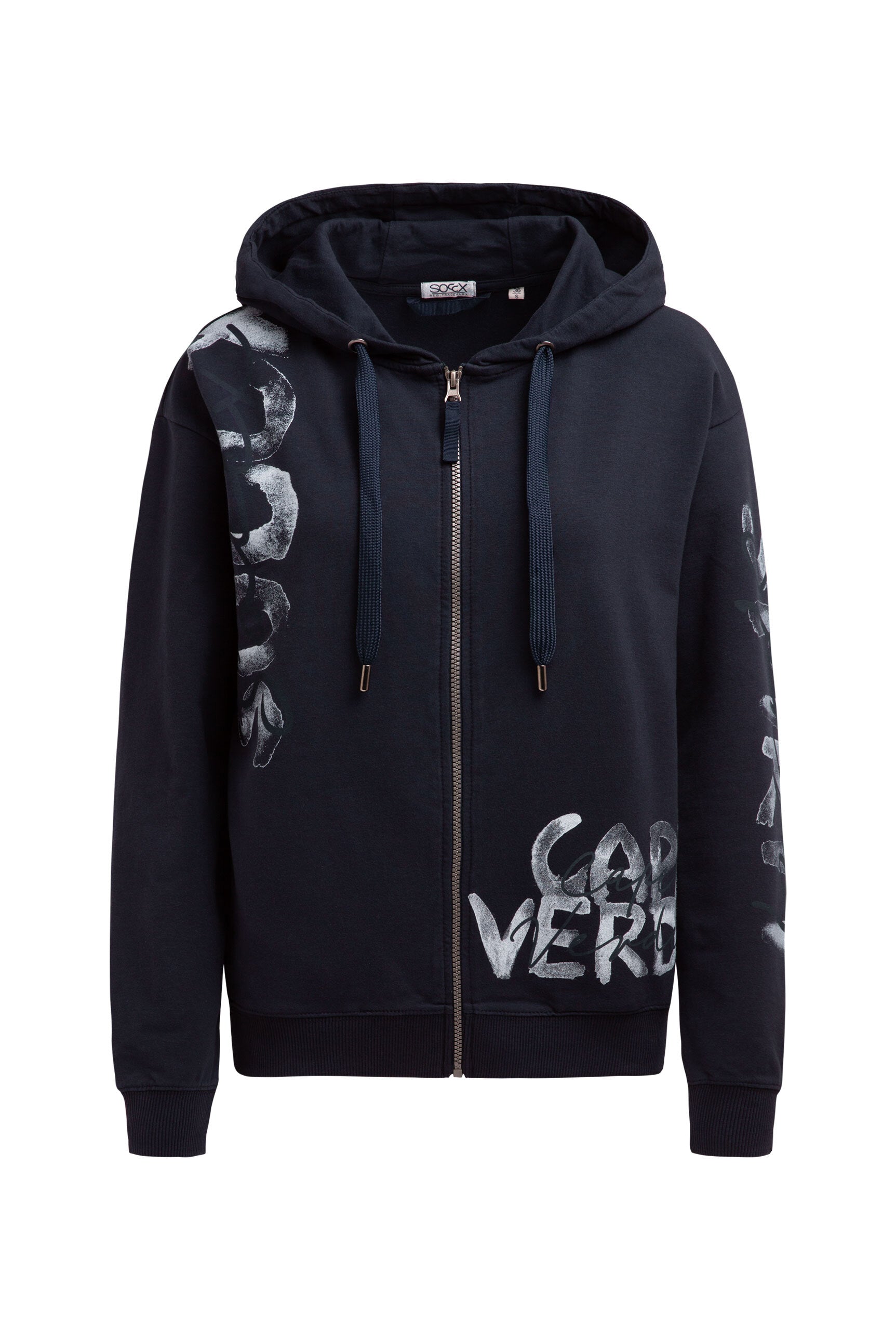 Bluza z kapturem z nadrukowanymi grafikami - 1