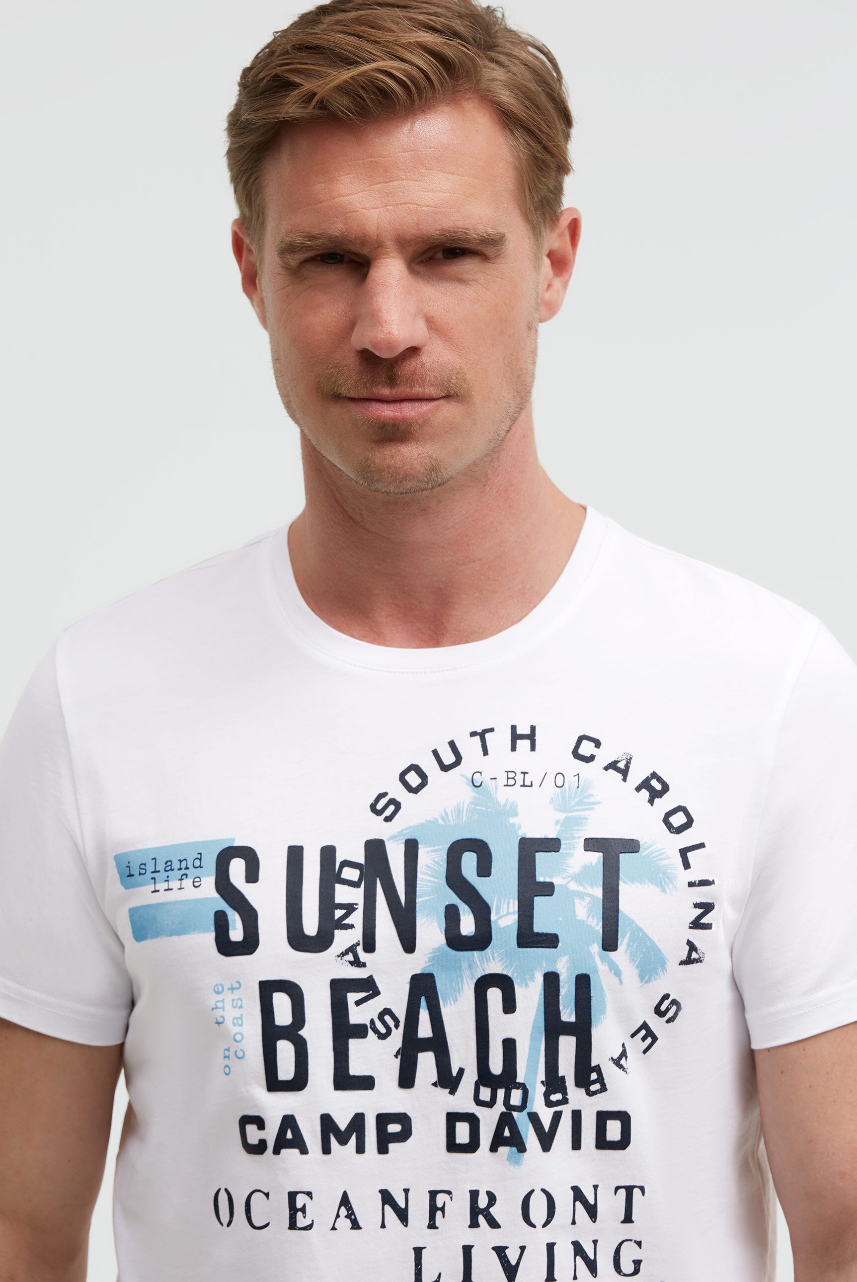 T-shirt z okrągłym dekoltem i grafiką