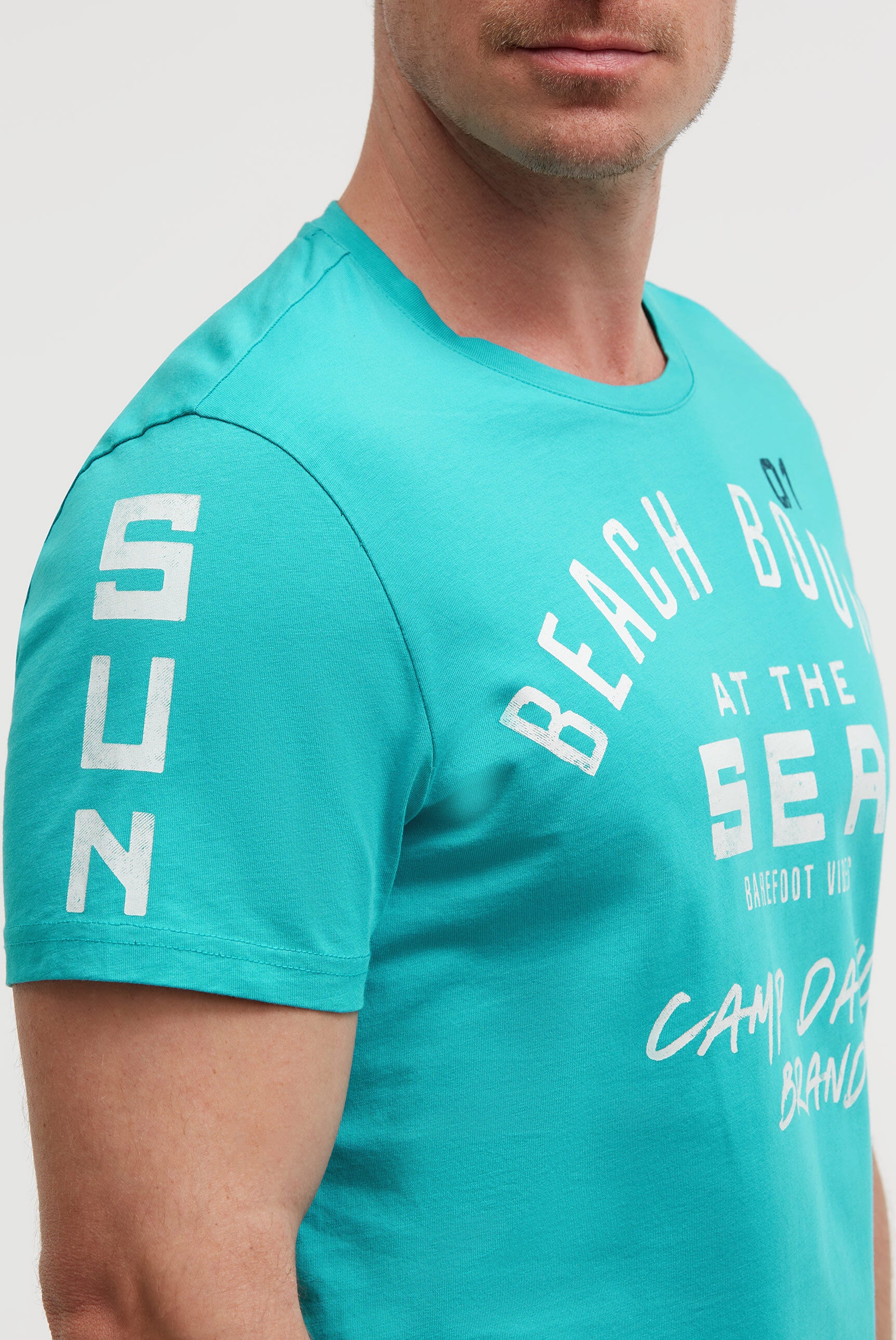 T-shirt z okrągłym dekoltem i grafikami