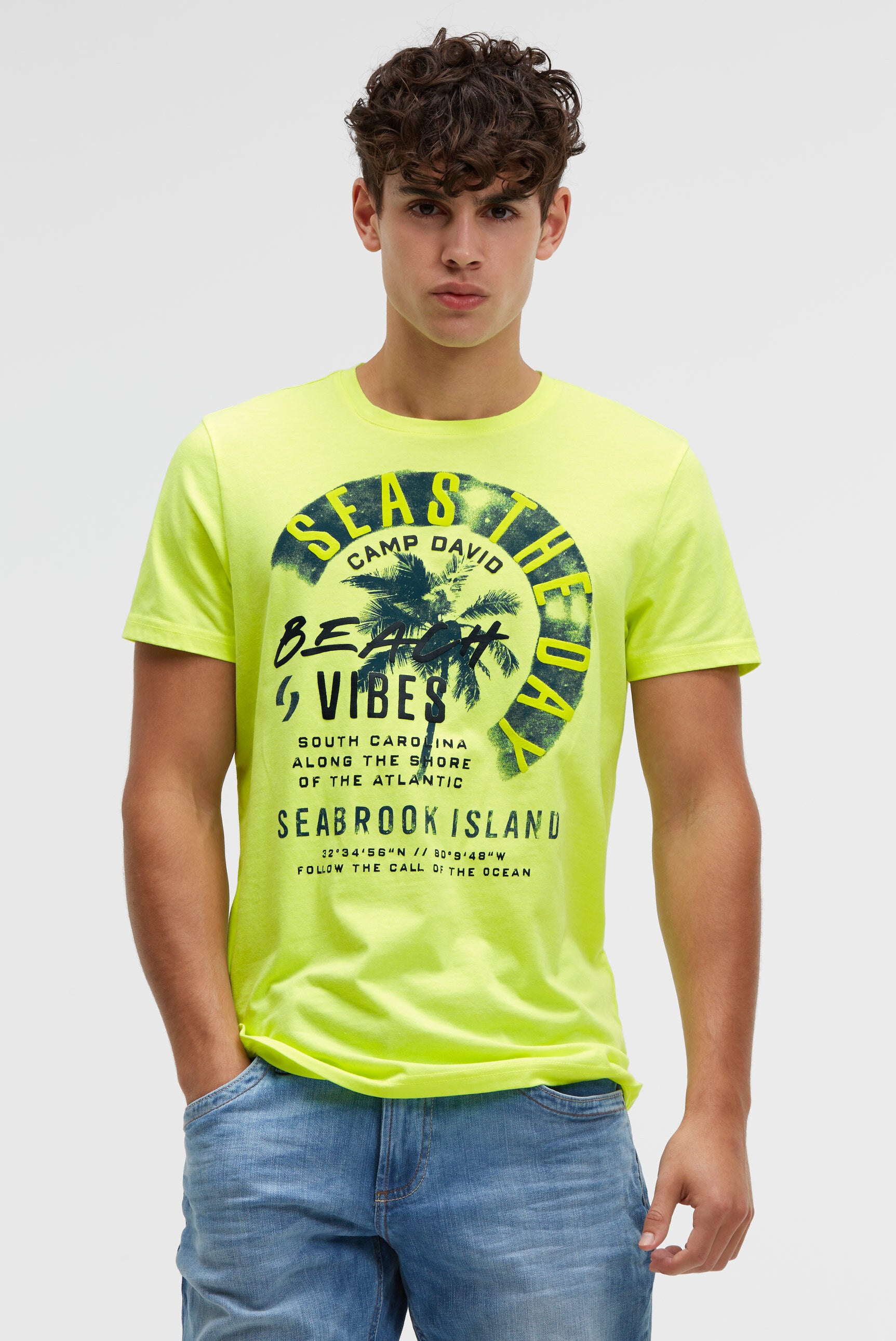 T-shirt z okrągłym dekoltem i grafiką