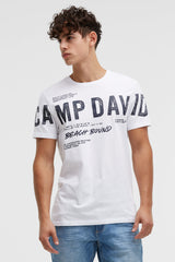 T-shirt z wyrazistym nadrukowanym logo
