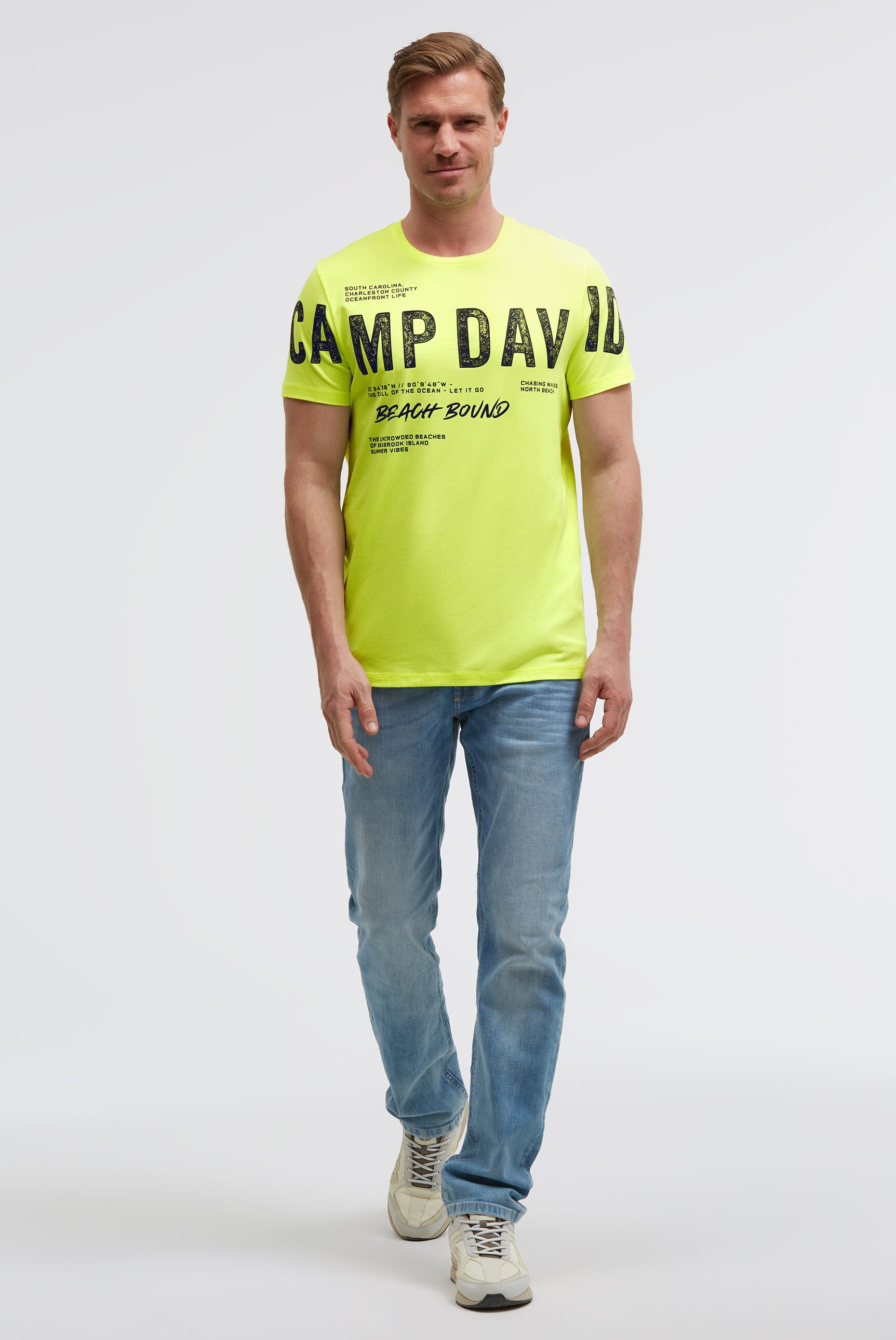 T-Shirt mit auffälligem Logo Print - 3