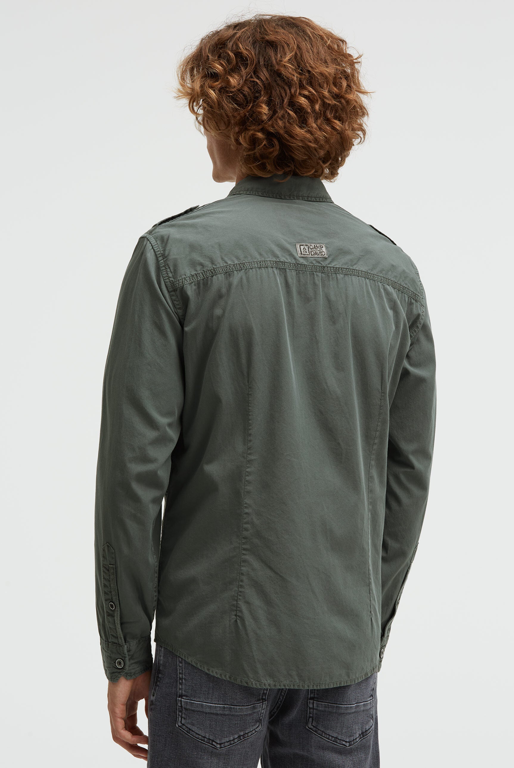 Koszula cargo z długim rękawem i grafikami - 5