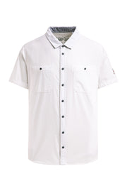 Koszula z krótkim rękawem o ukośnej strukturze dobby