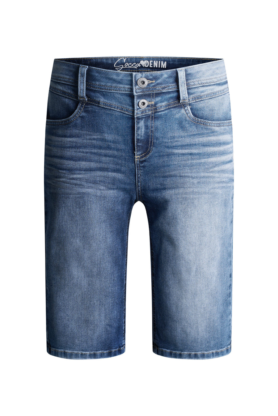 Jeans Bermuda HA:NNI Regular Fit ocean blue