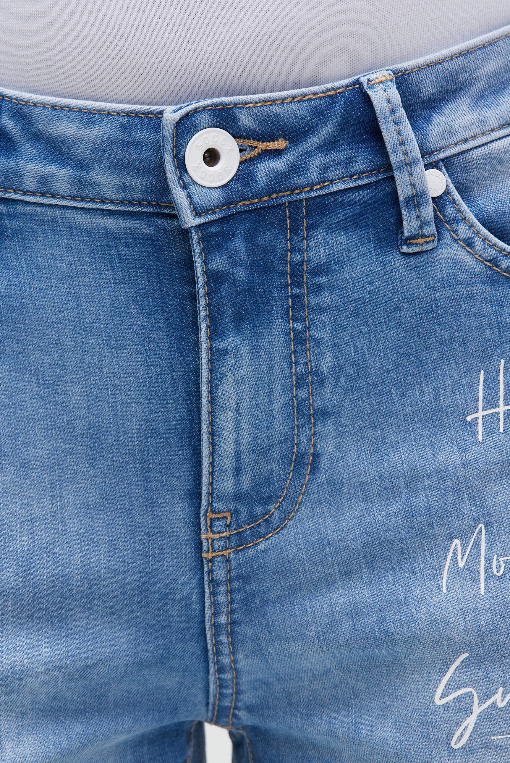 Jeansy rybaczki RO:MY Regular Fit