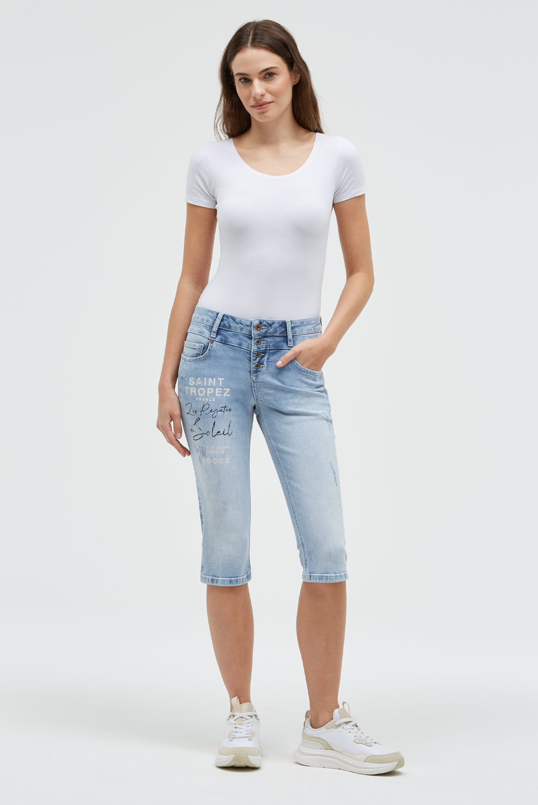 Jeansy rybaczki LY:IA Regular Fit - 3
