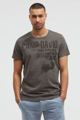 T-Shirt mit Photo- und Rubber-Print