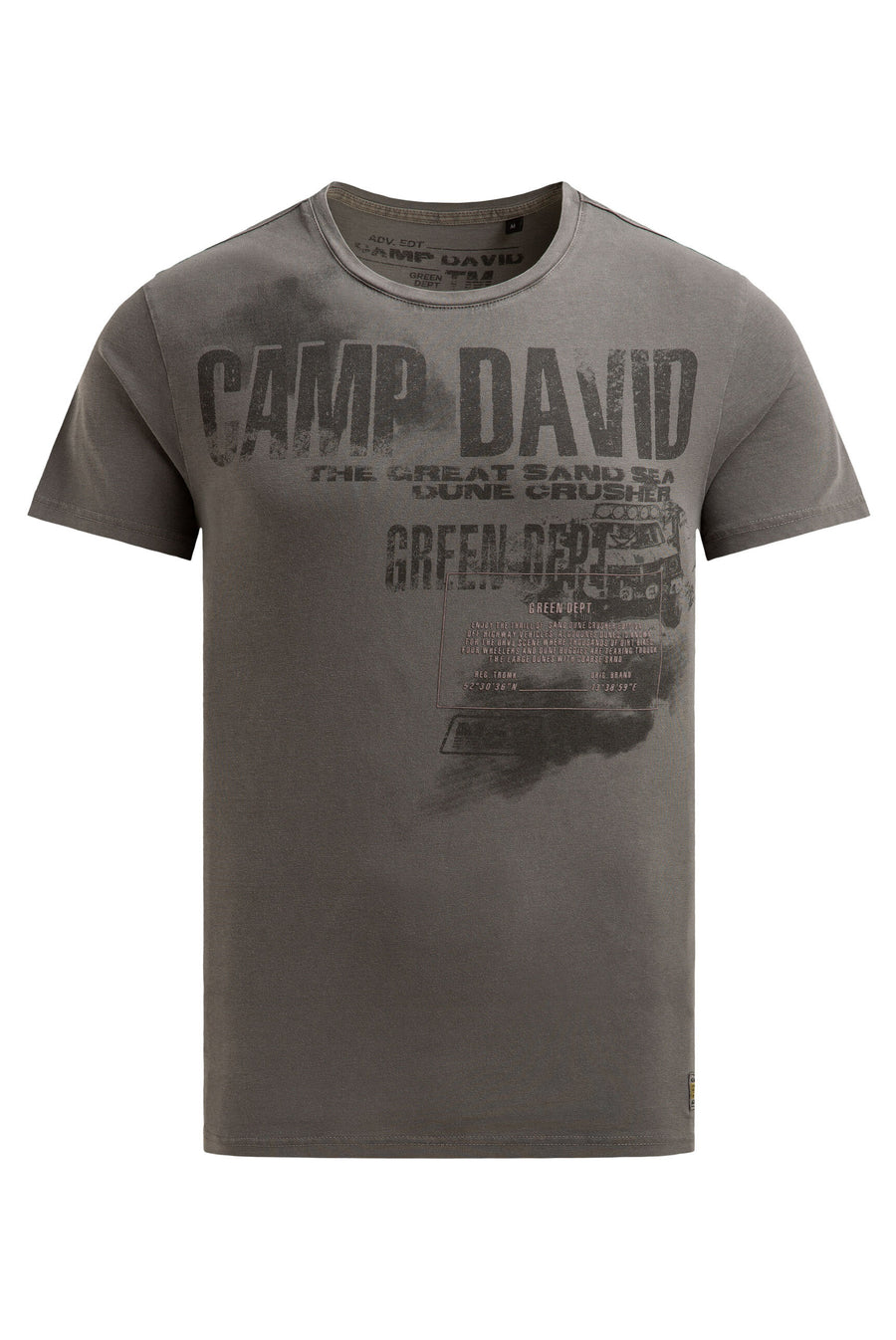 T-shirt z nadrukiem fotograficznym i gumowym