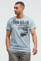 T-Shirt mit Photo- und Rubber-Print