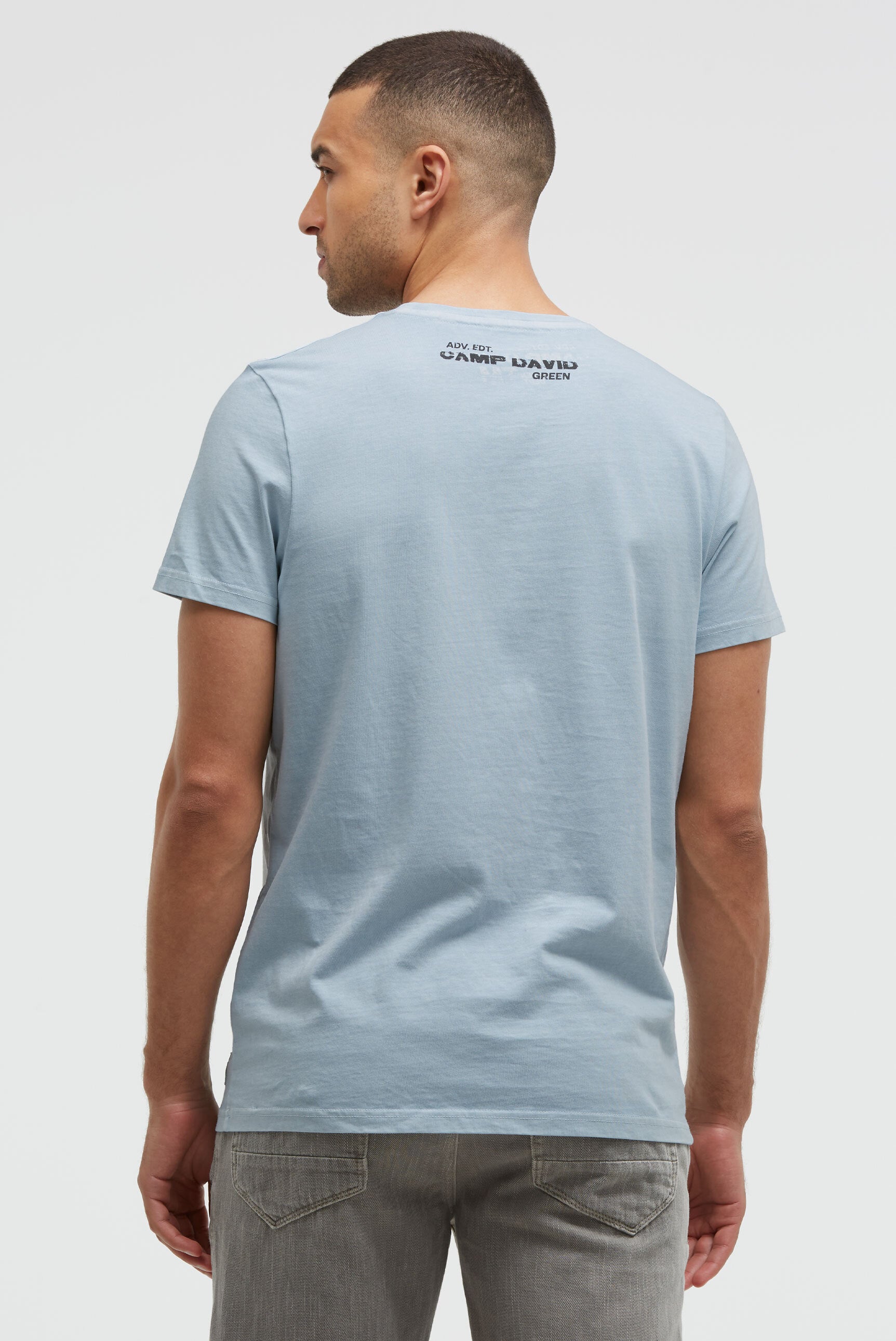 T-Shirt mit Photo- und Rubber-Print