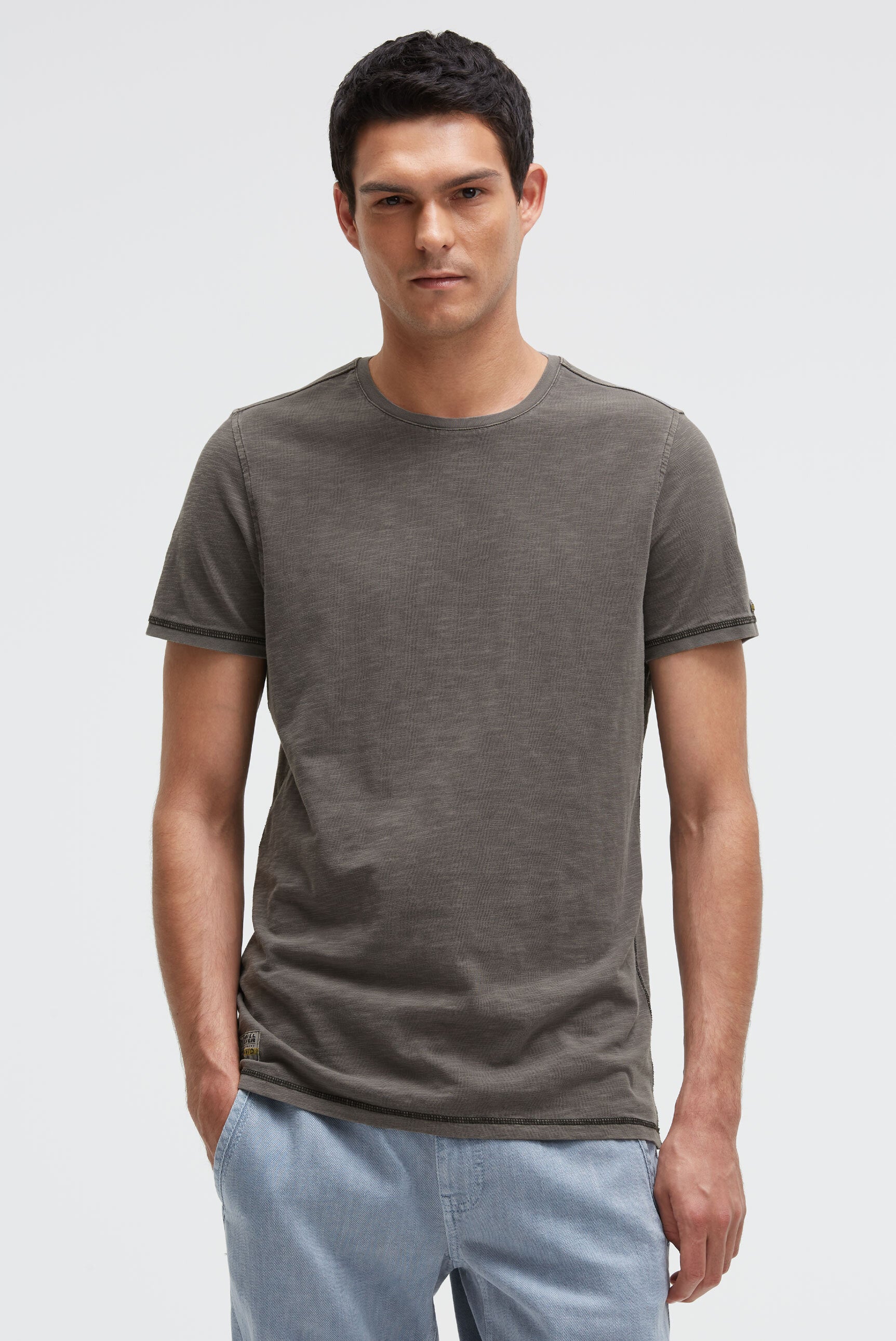T-Shirt mit Tapes und Rücken-Print - 3