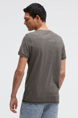 T-Shirt mit Tapes und Rücken-Print