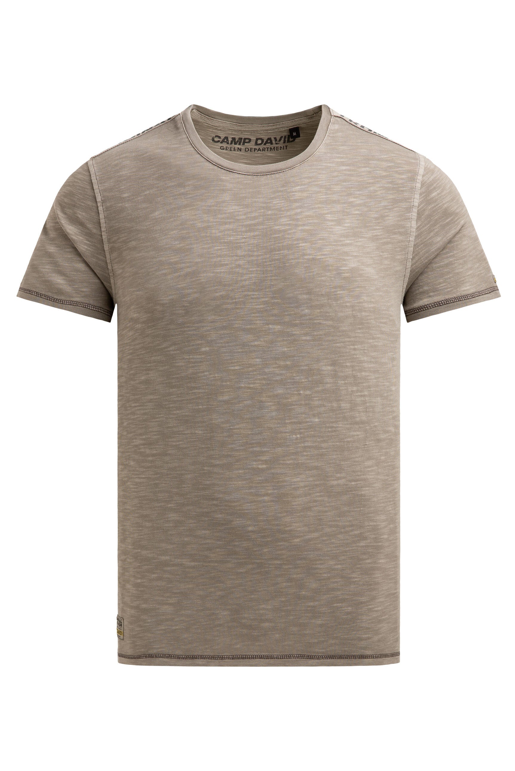 T-Shirt mit Tapes und Rücken-Print - 1