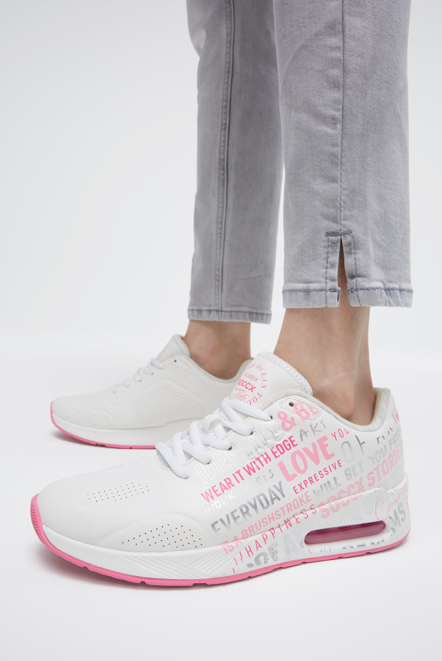Sneakersy Air Cushion z nadrukowanym napisem - 9