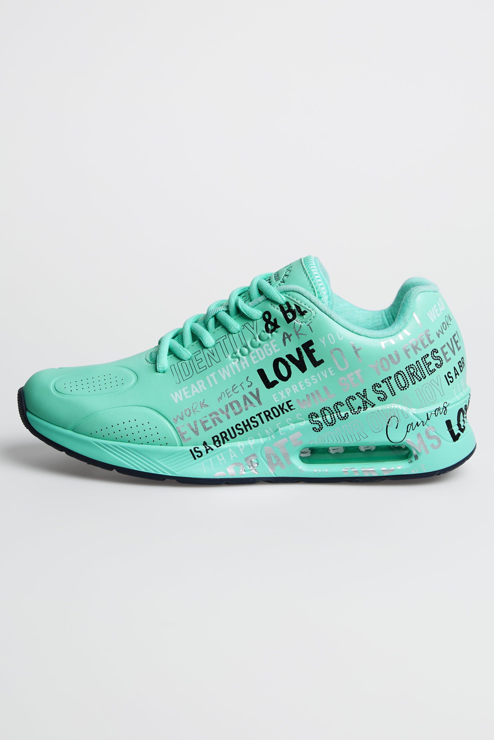 Sneakersy Air Cushion z nadrukowanym napisem - 7