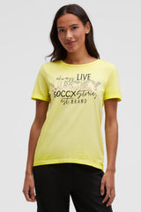 T-shirt z okrągłym dekoltem i grafiką