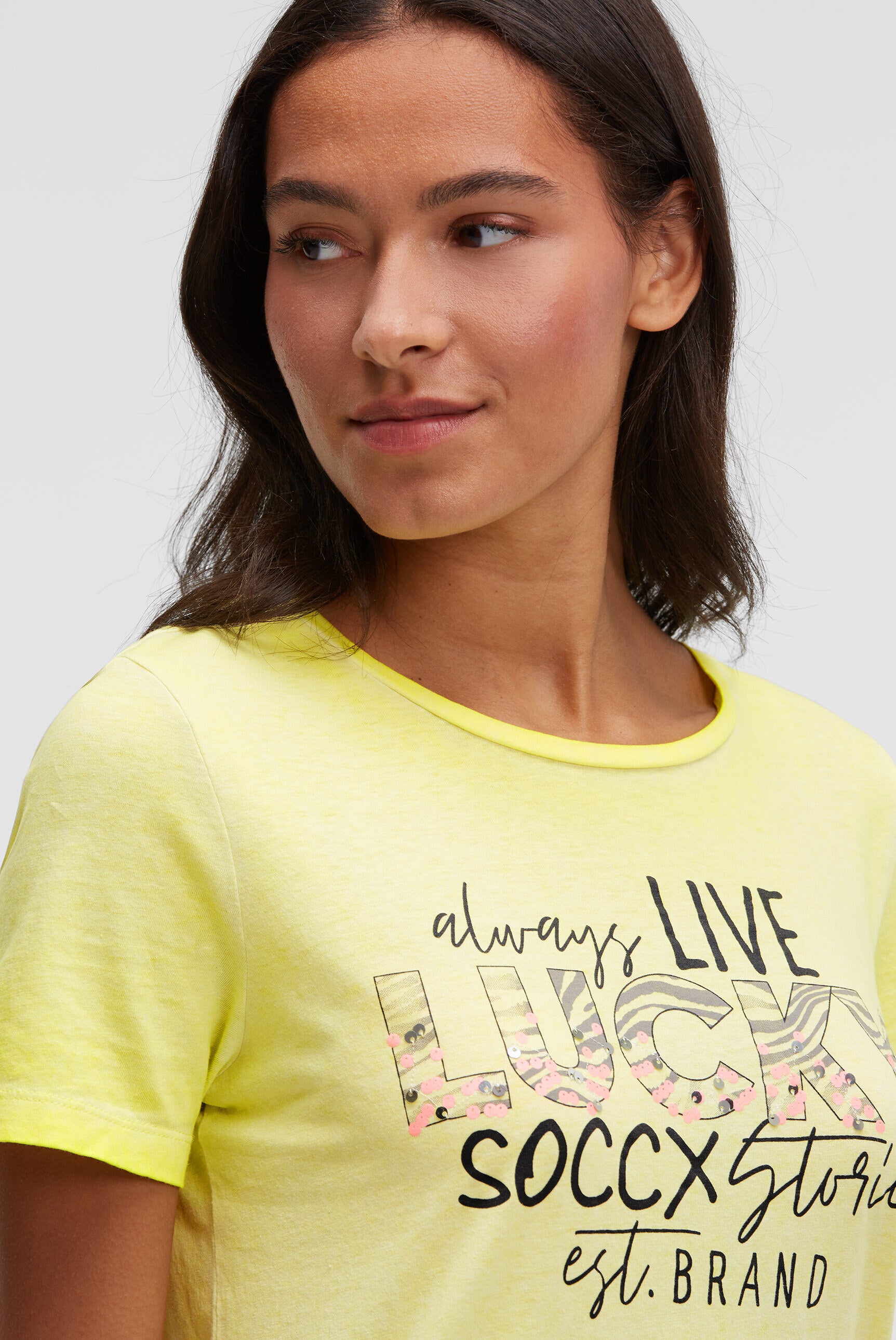 T-shirt z okrągłym dekoltem i grafiką