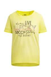 T-shirt z okrągłym dekoltem i grafiką
