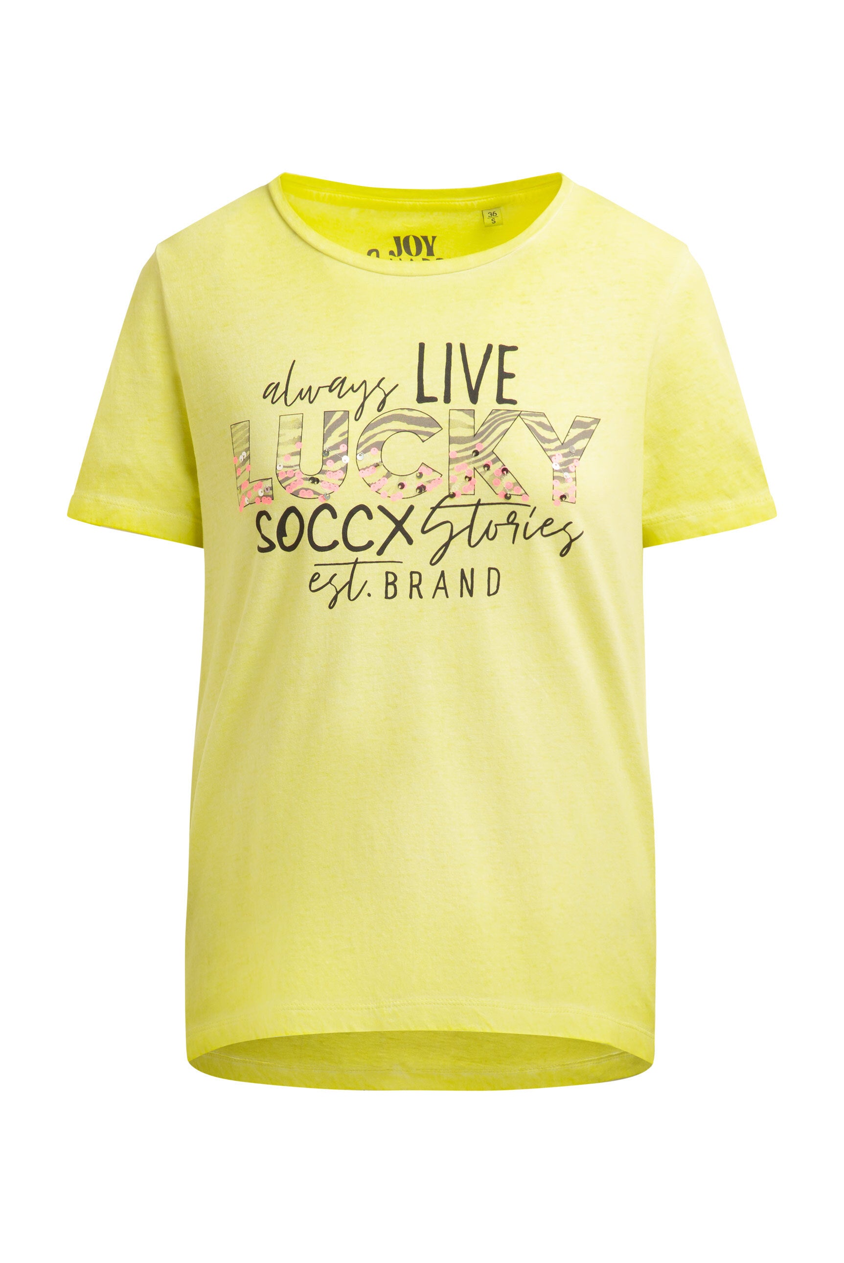 T-shirt z okrągłym dekoltem i grafiką - 1