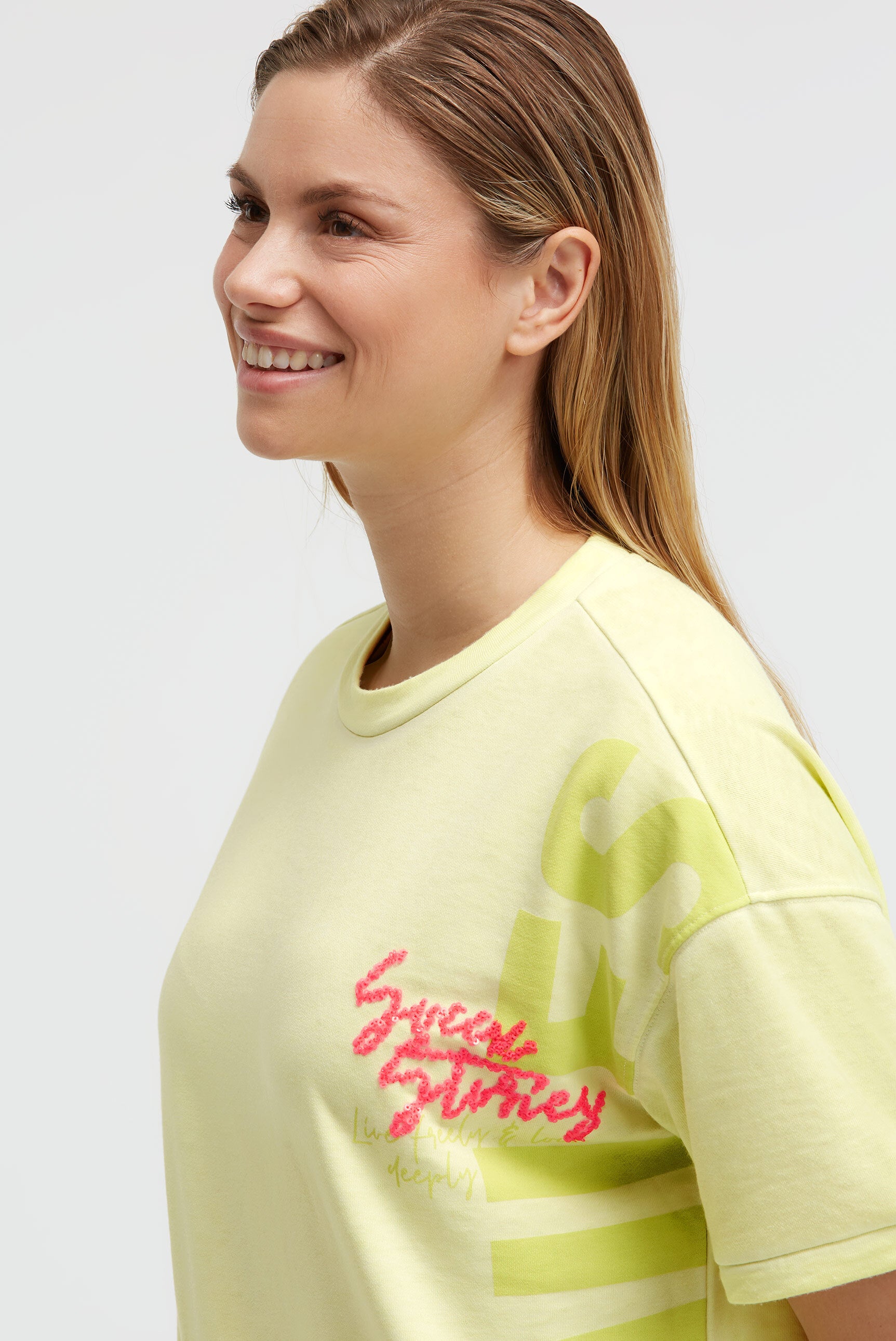 Bluza devore z krótkim rękawem i grafiką