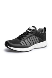 Sneakersy z żakardowej dzianiny z gumowym logo