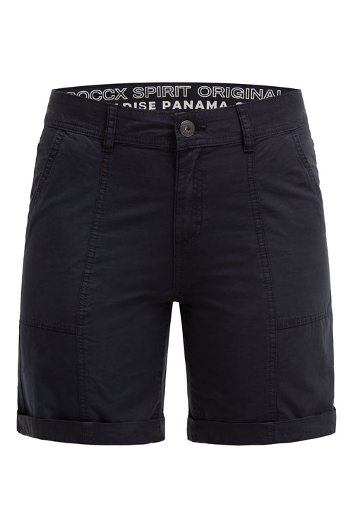 Bermudashorts mit  Zip Fly blue navy