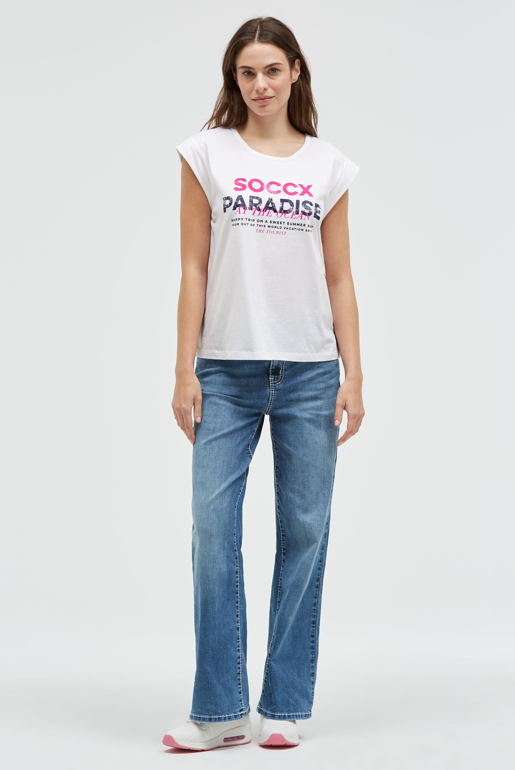 Ärmelloses Shirt mit Logo Prints - 3