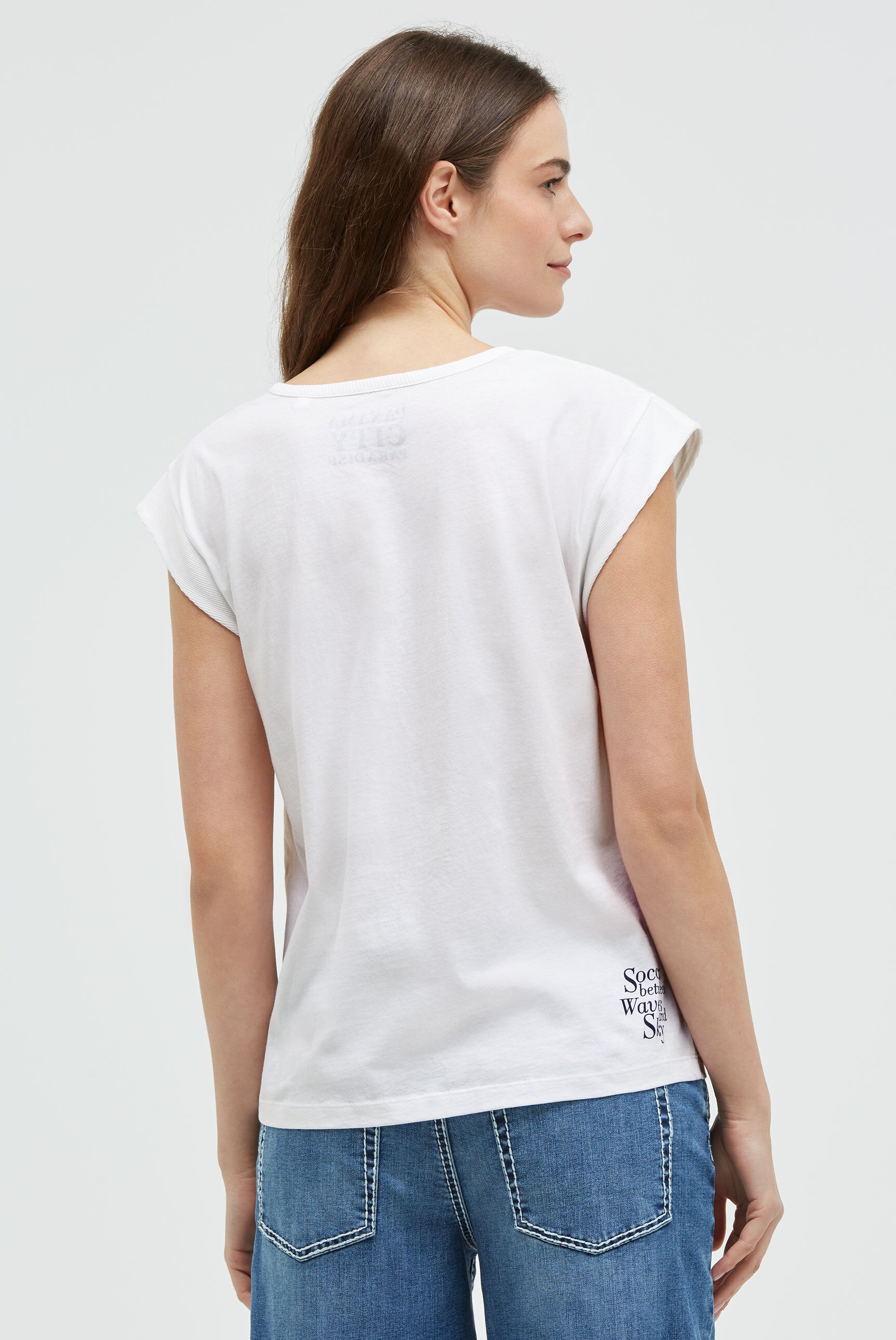 Ärmelloses Shirt mit Logo Prints - 5