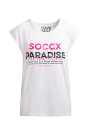Ärmelloses Shirt mit Logo Prints