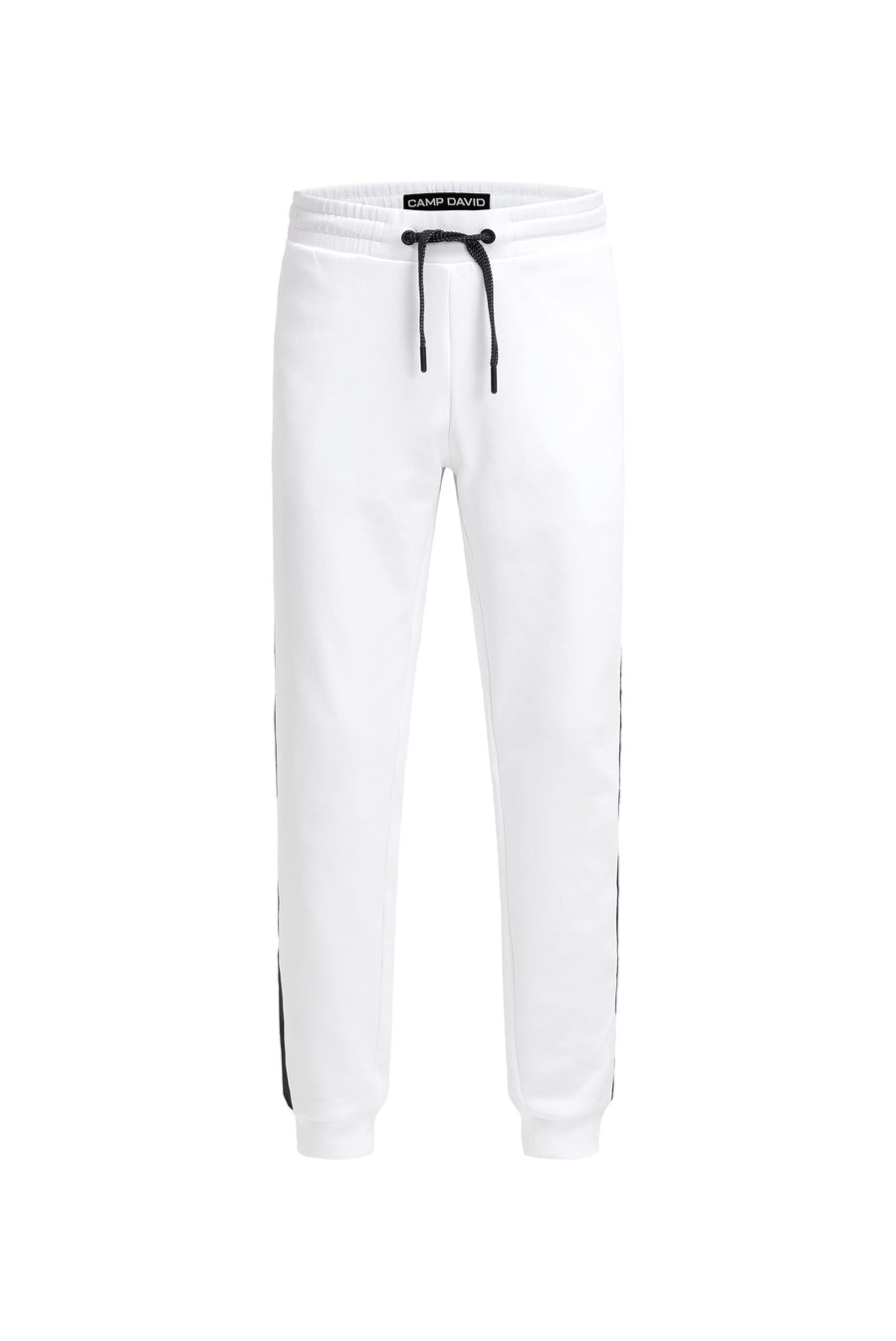 Jogginghose mit Logo-Tapes an den Seiten white
