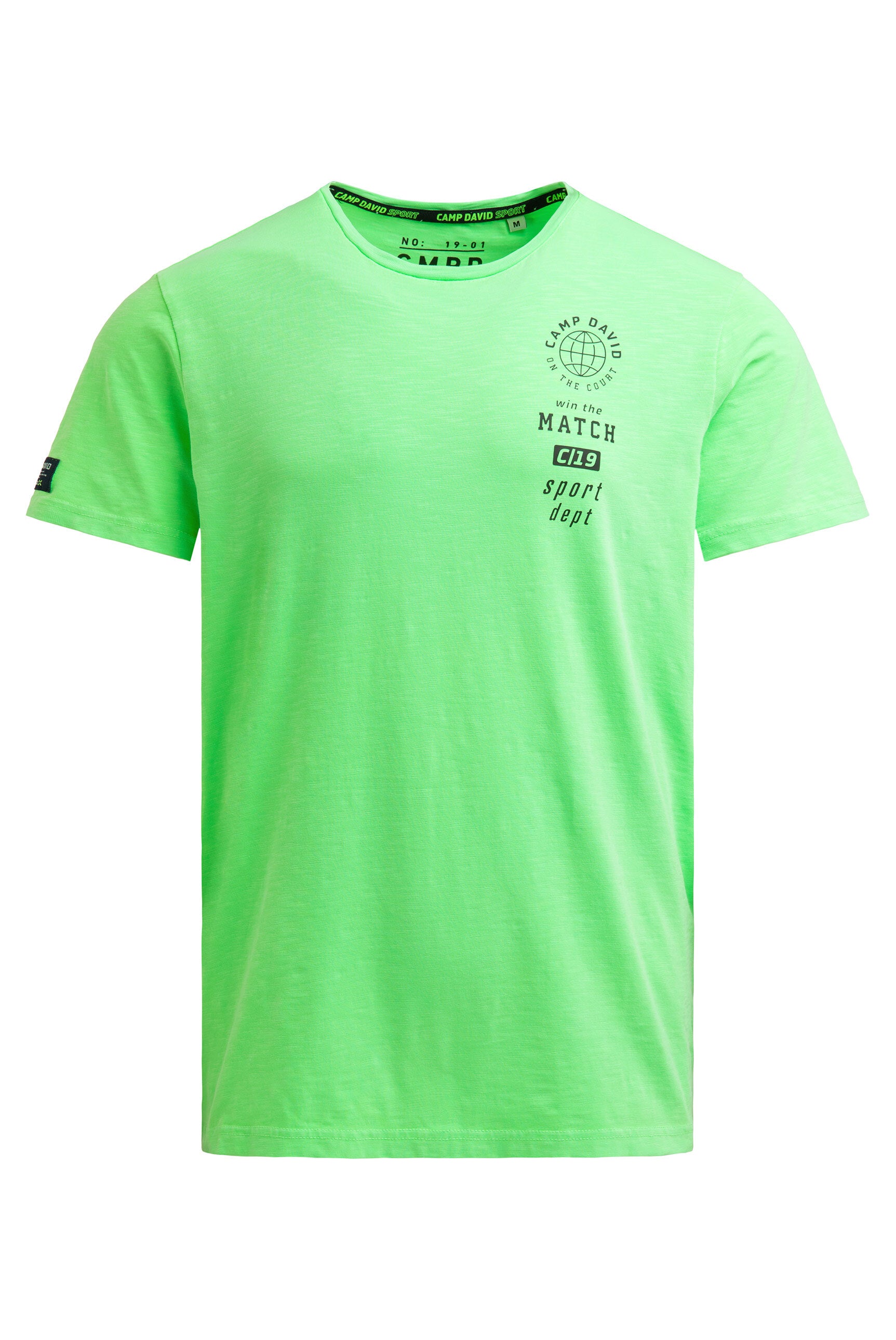 T-shirt z okrągłym dekoltem i małymi nadrukami foliowymi - 1
