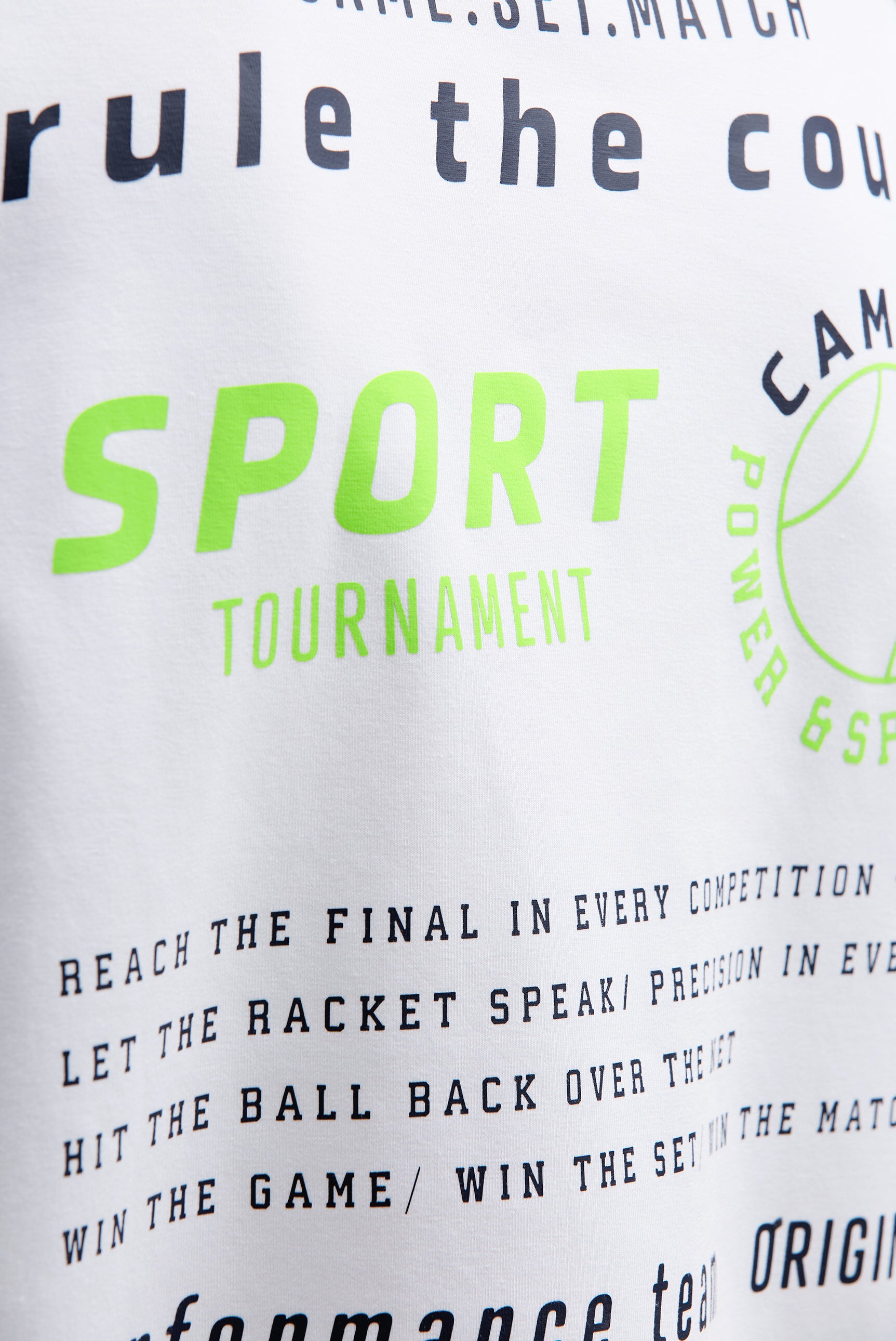 Bluza z kapturem z interlocku z nadrukiem z tyłu - 8