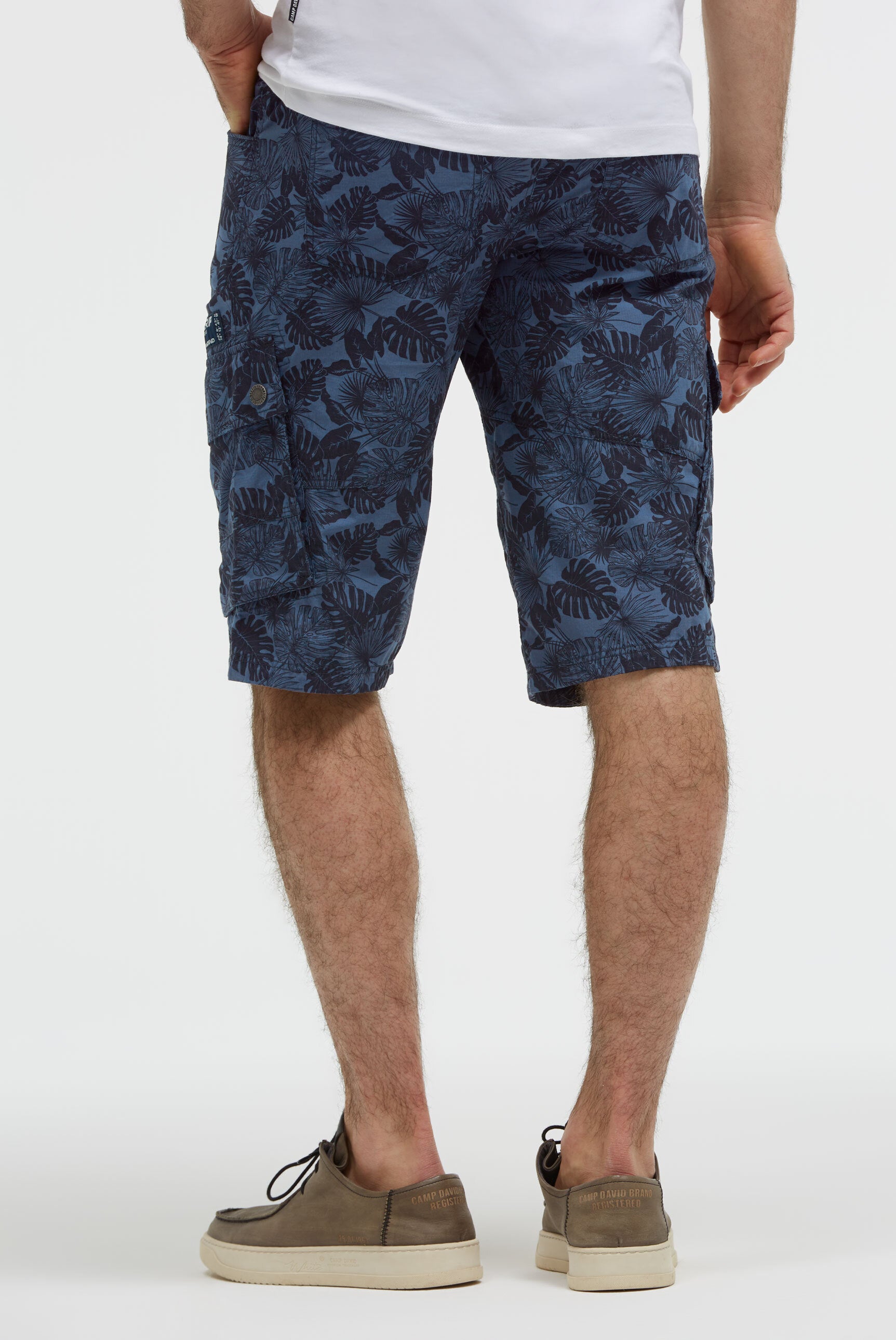 Cargo Shorts mit All Over Print