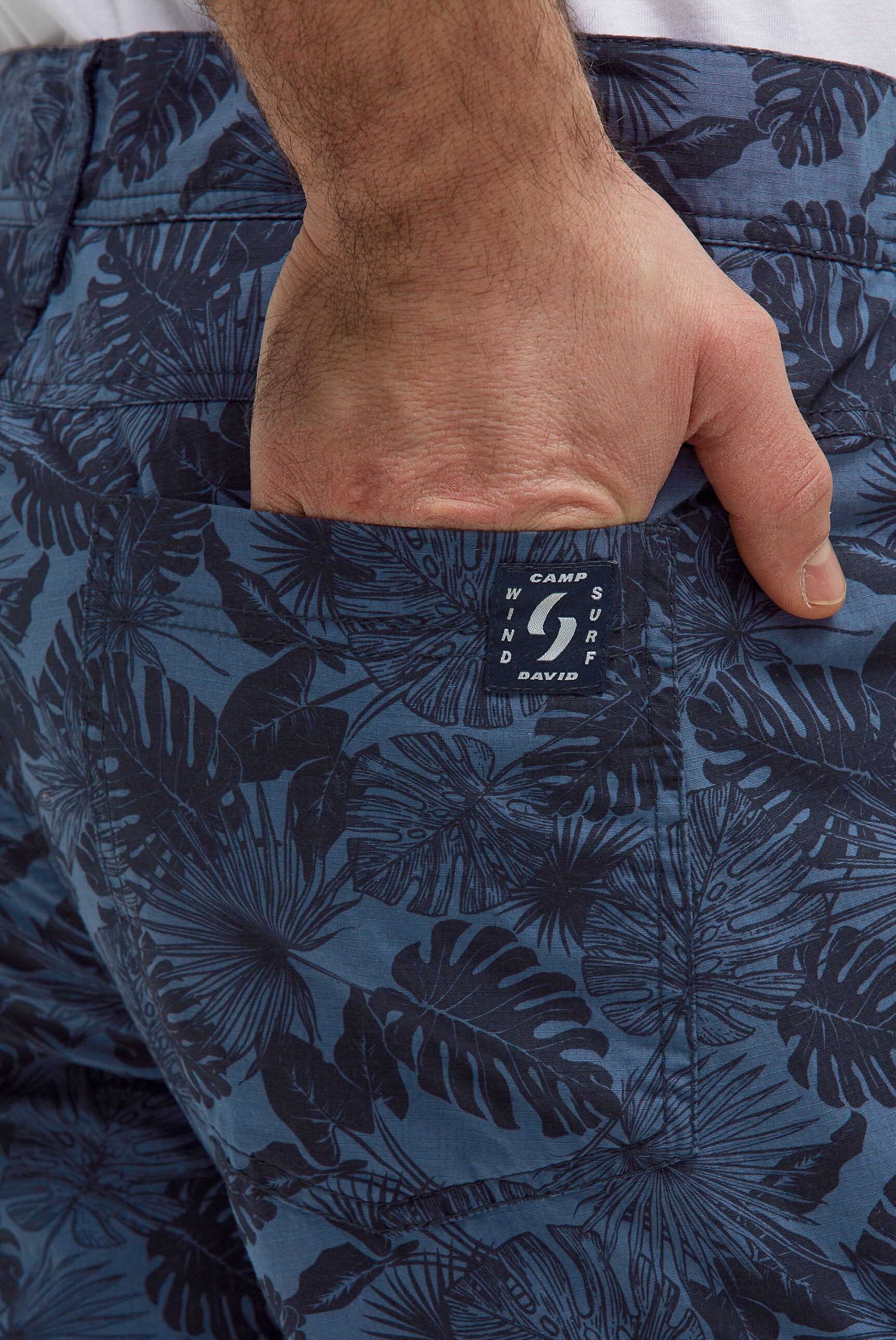 Cargo Shorts mit All Over Print - 7
