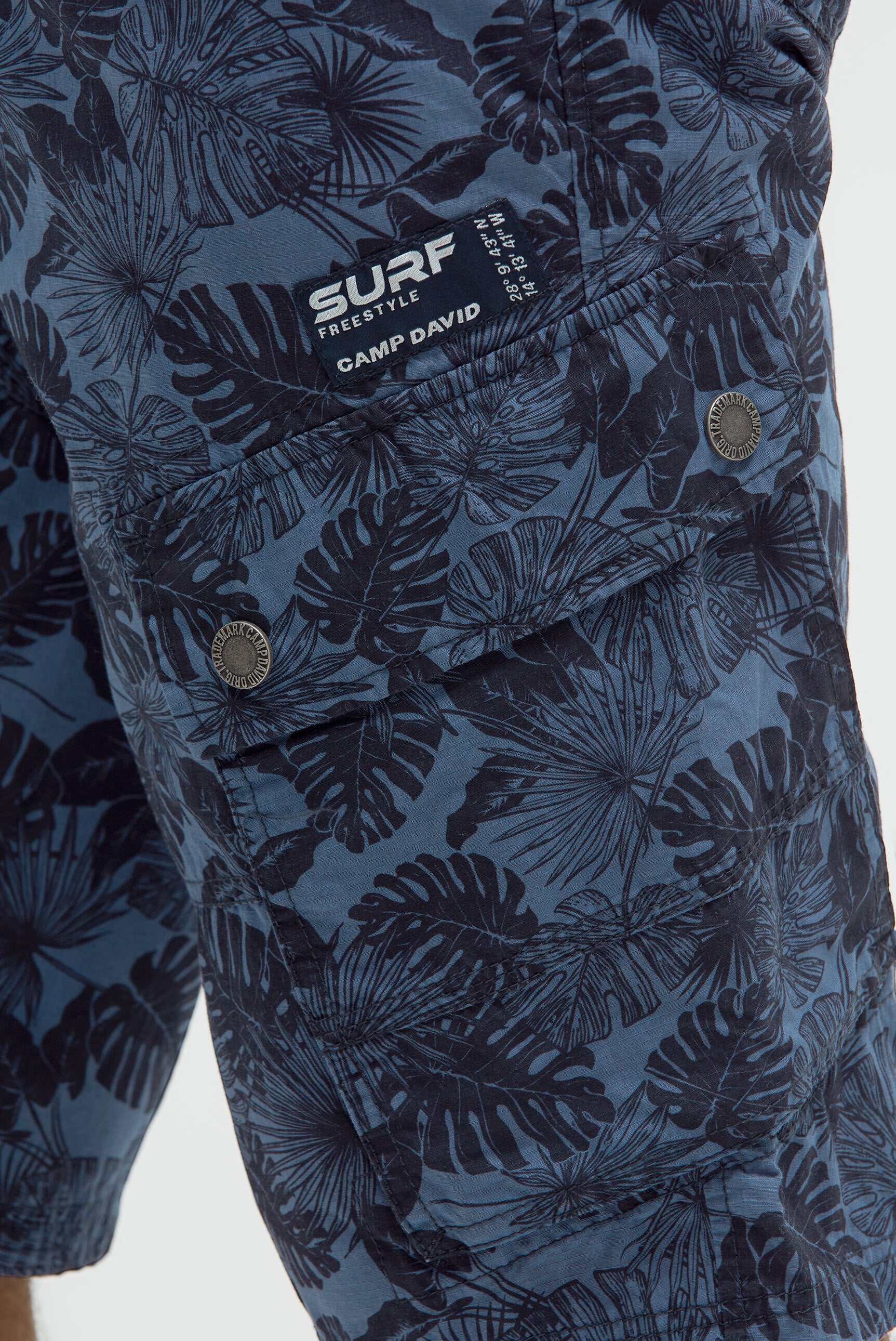Cargo Shorts mit All Over Print - 8