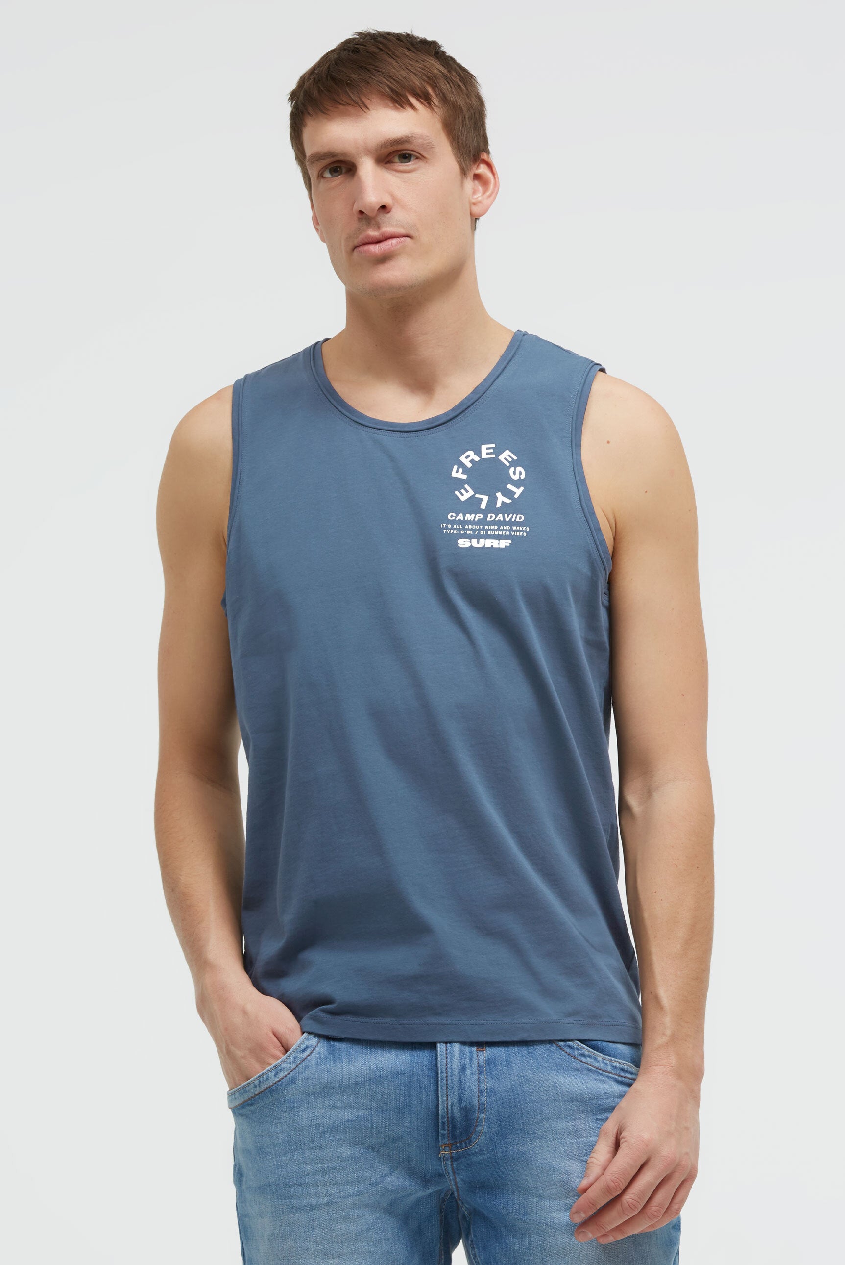 Tanktop z nadrukiem z tyłu - 3