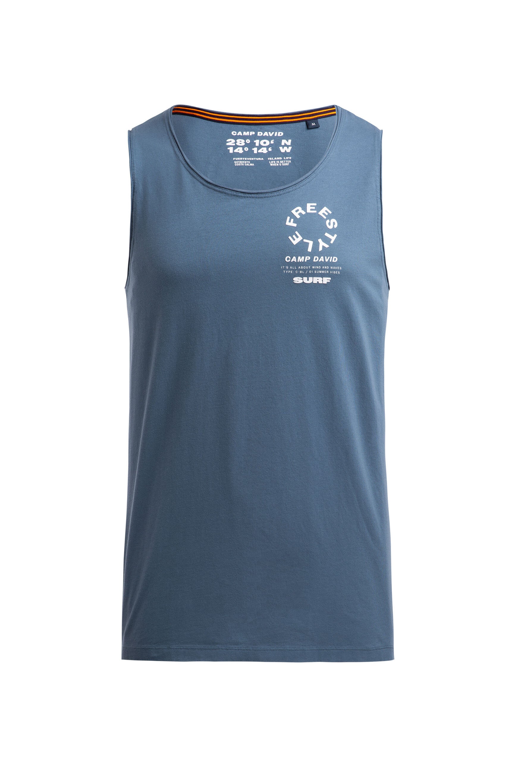 Tanktop z nadrukiem z tyłu