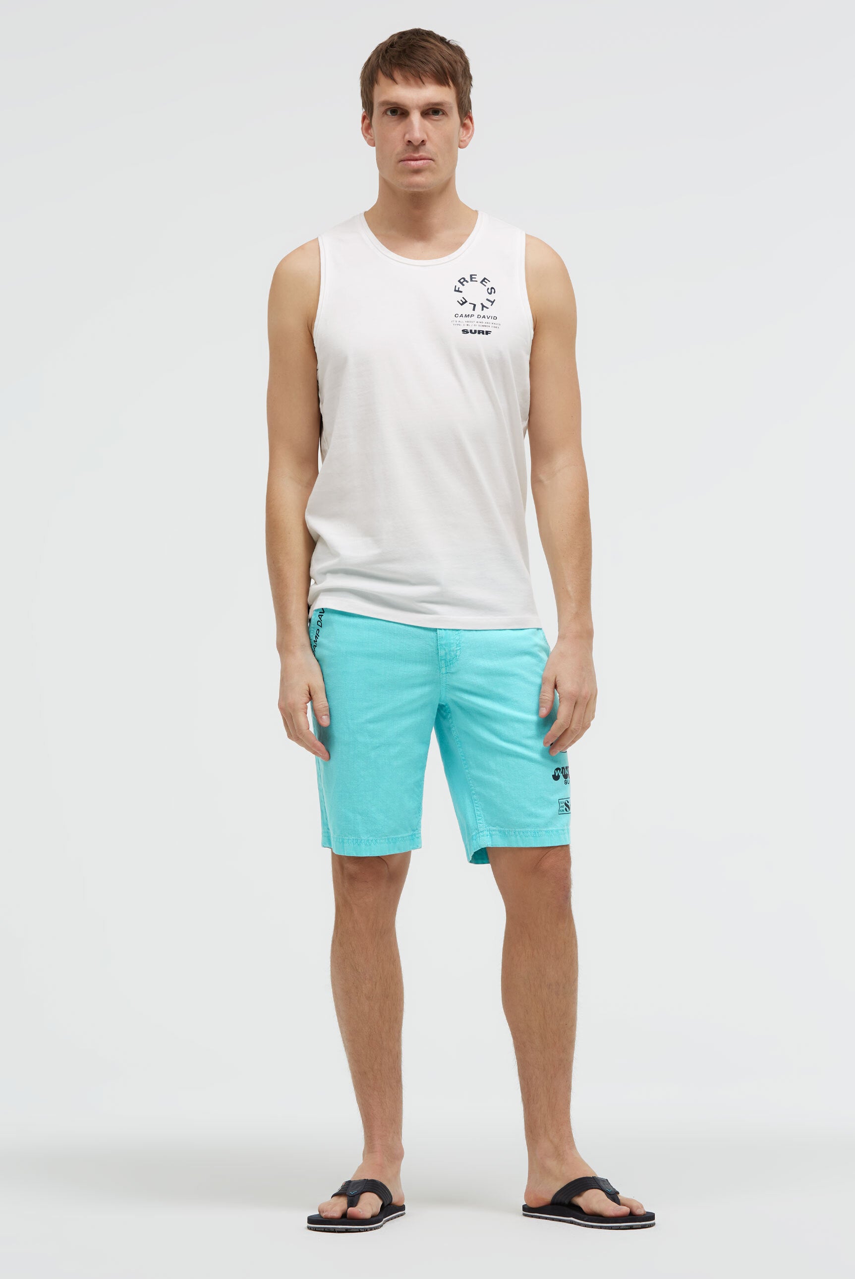 Tanktop z nadrukiem z tyłu