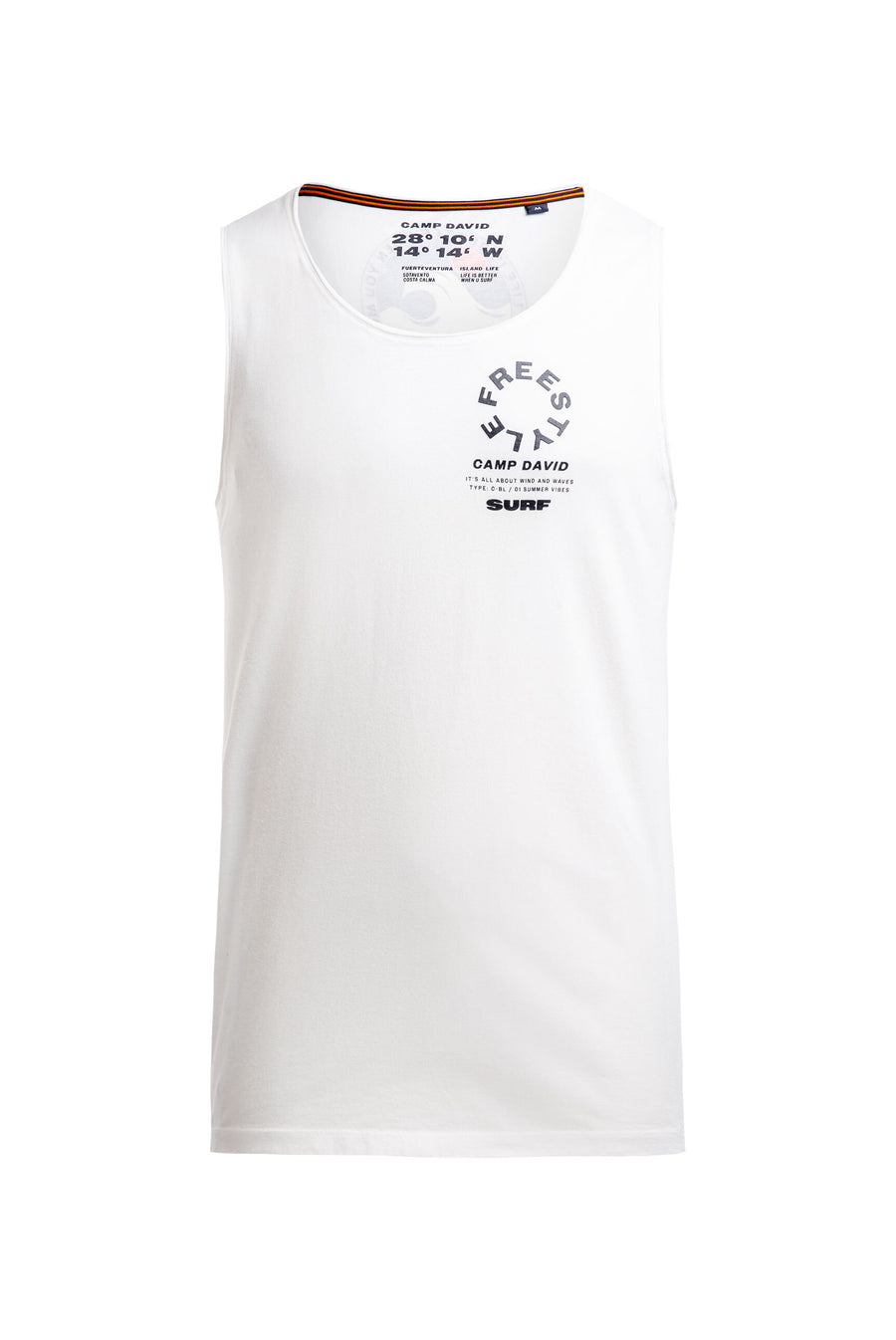 Tanktop z nadrukiem z tyłu