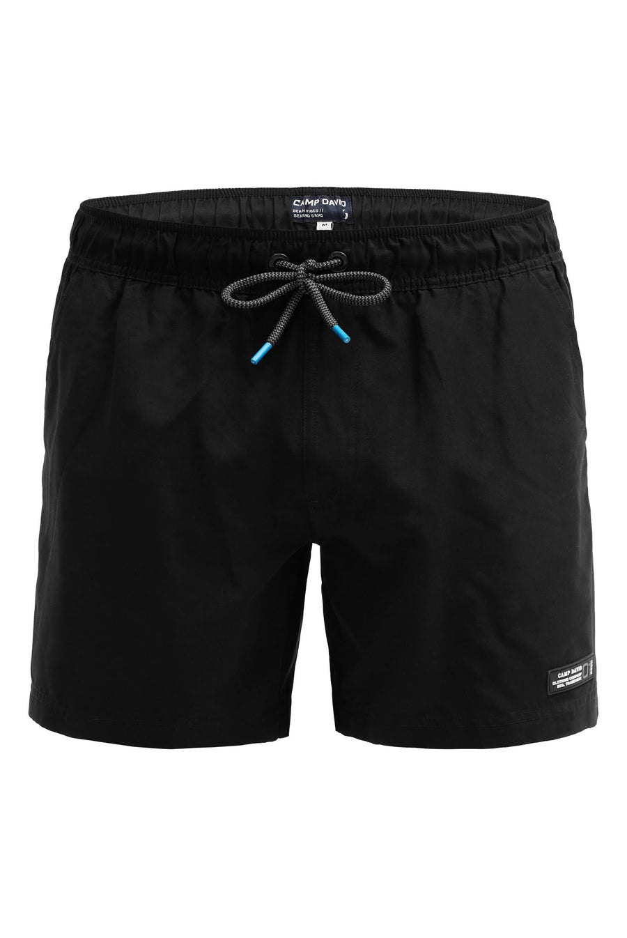Beachshorts mit Rubber Patch black