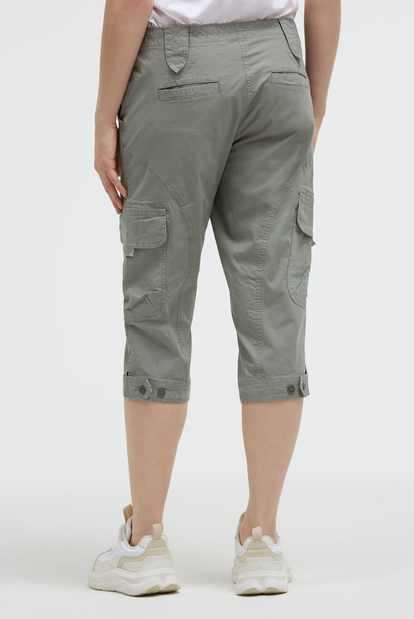 Basic Skaterhose mit Beintaschen faded olive